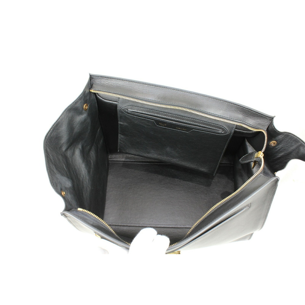 CELINE Trapeze Handbag Black Beige - Picture 5 of 7